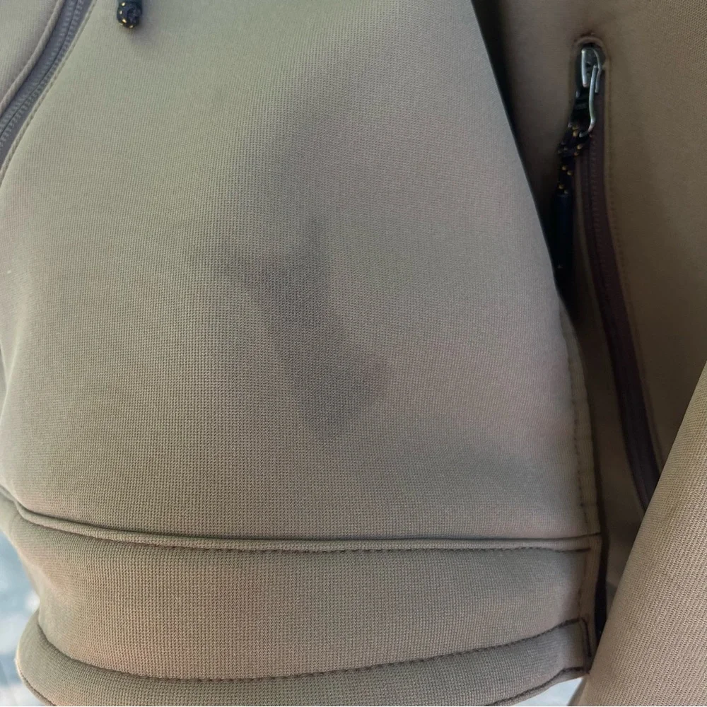 Carhartt‎ 102199 Crowley Jacket Men Small Brown Water Repellent Zip Pocket Nylon - Picture 15 of 16